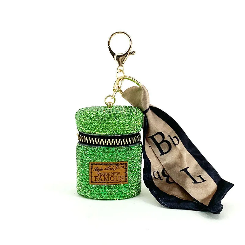 Mini Full Diamond Advanced Sense Earphone Classic Coin Purses