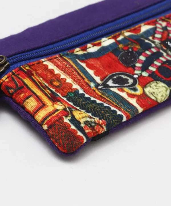 Mirror Work Pattern Pouch