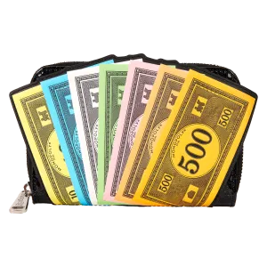 Monopoly 90th - Money Glitter Zip Around Wallet