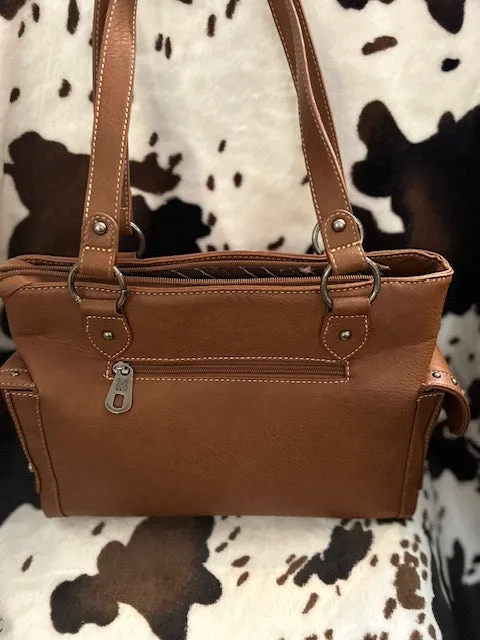 Montana West Aztec Cognac Purse
