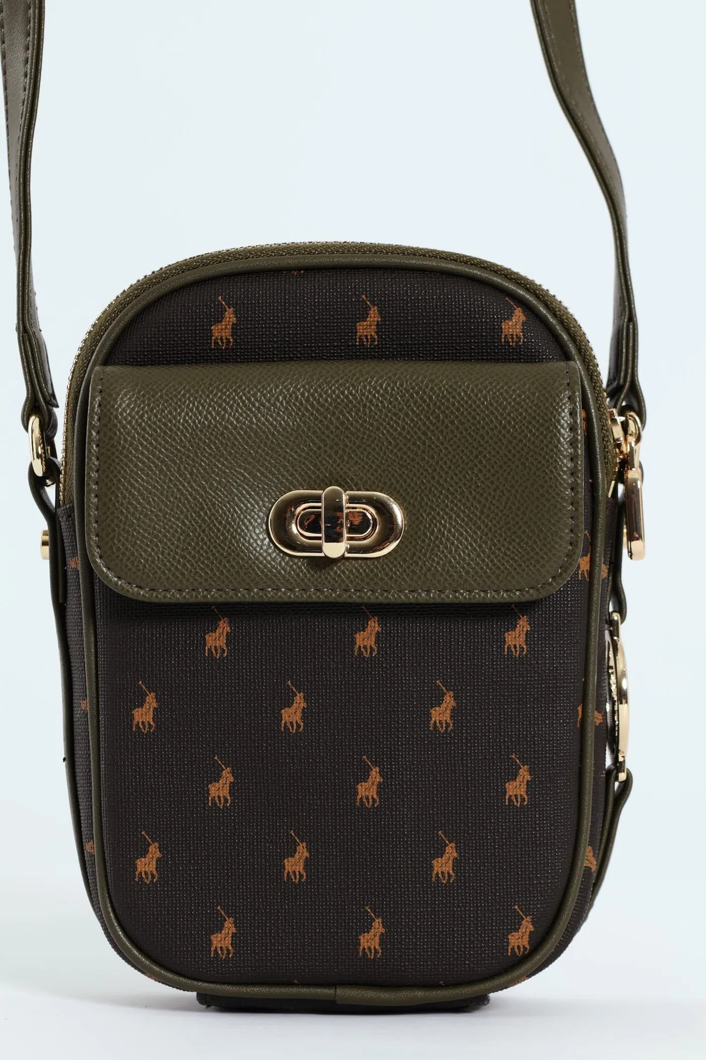 Monticello Phone Bag - Dark Green