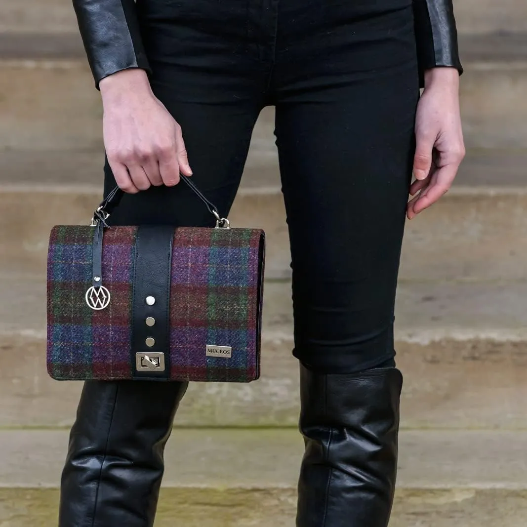 Mucros Weavers Fiona Handbag For Women, Irish Tweed