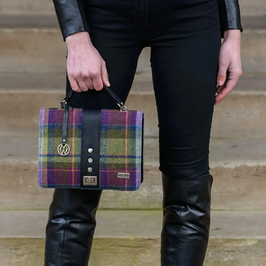 Mucros Weavers Fiona Handbag For Women, Irish Tweed