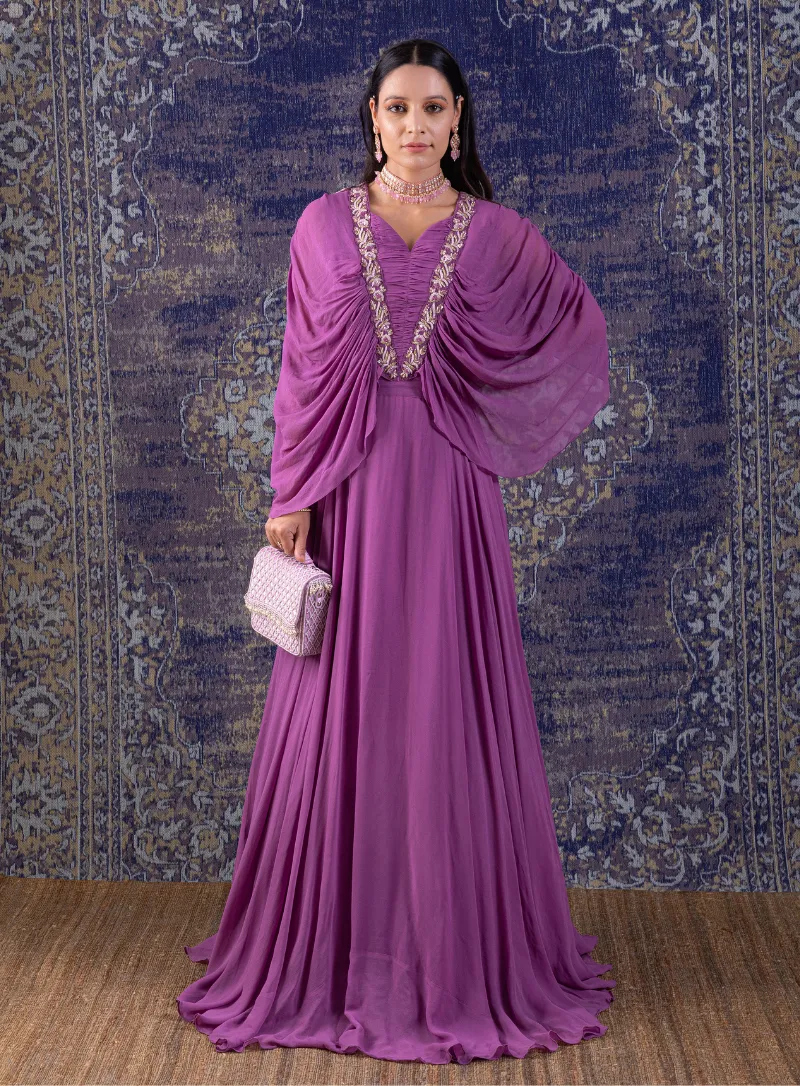 Natali Clutch – Lavender | BAIDEHI