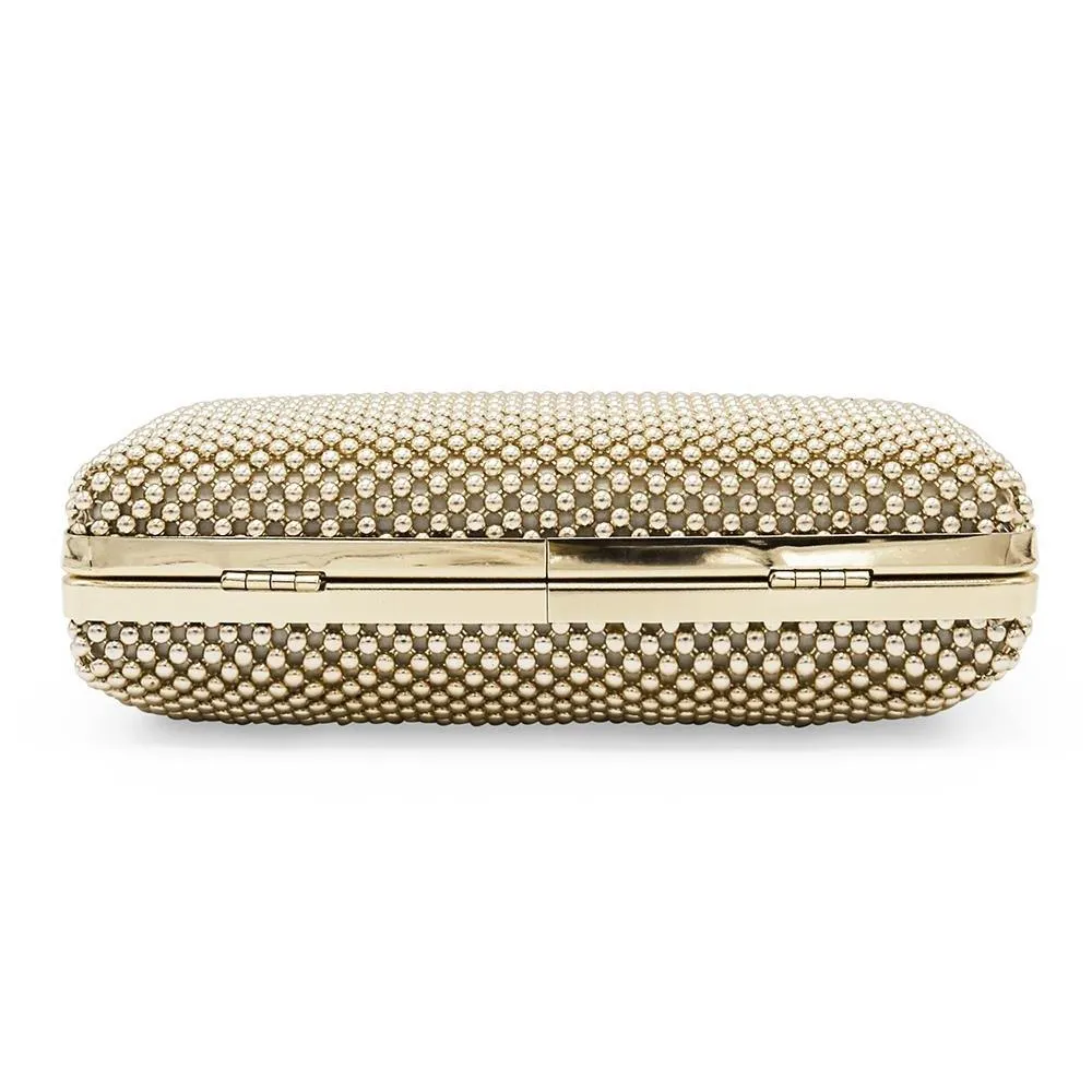 NATASHA Ball Mesh Clutch