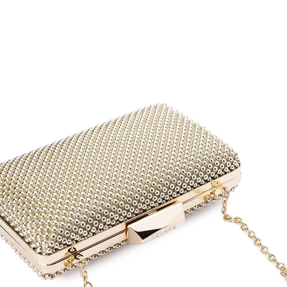 NATASHA Ball Mesh Clutch