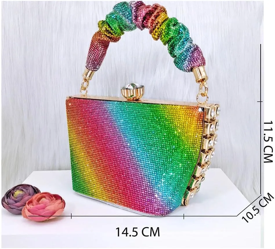 Nigerian Artisan Wedding Bundle Crystal Heels Evening Purse Italian Crafted System
