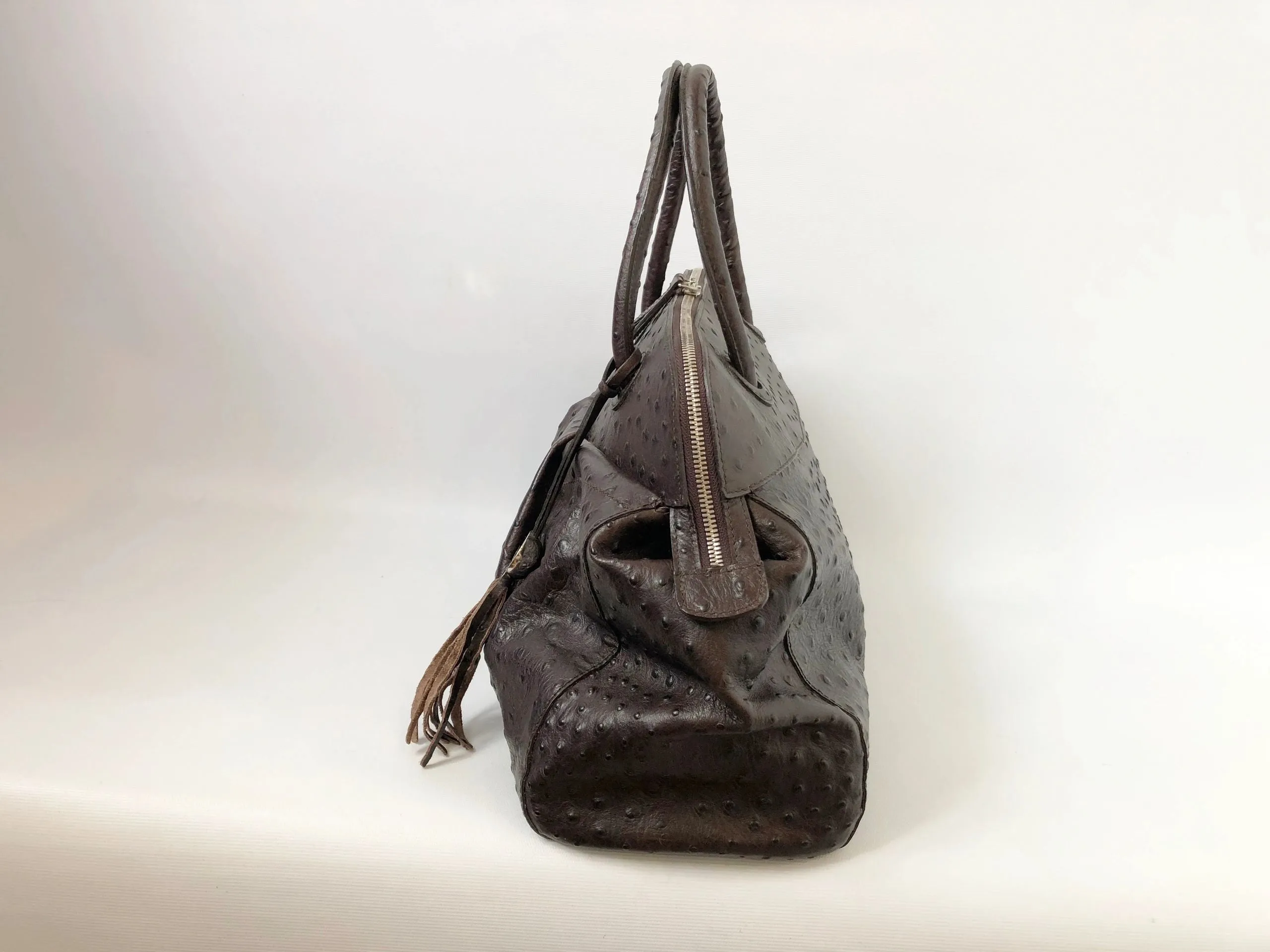 Ostrich Leather Bag