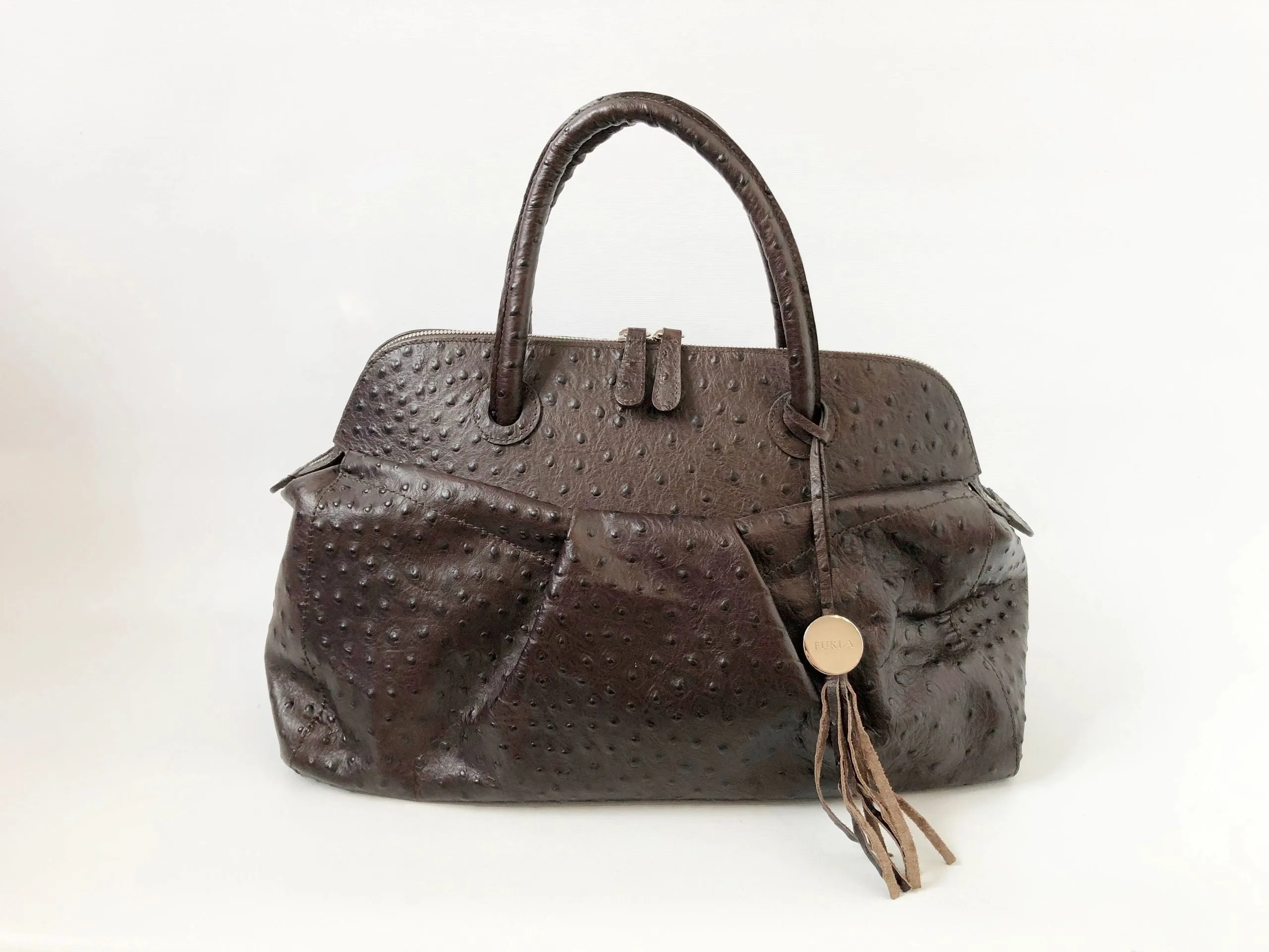 Ostrich Leather Bag
