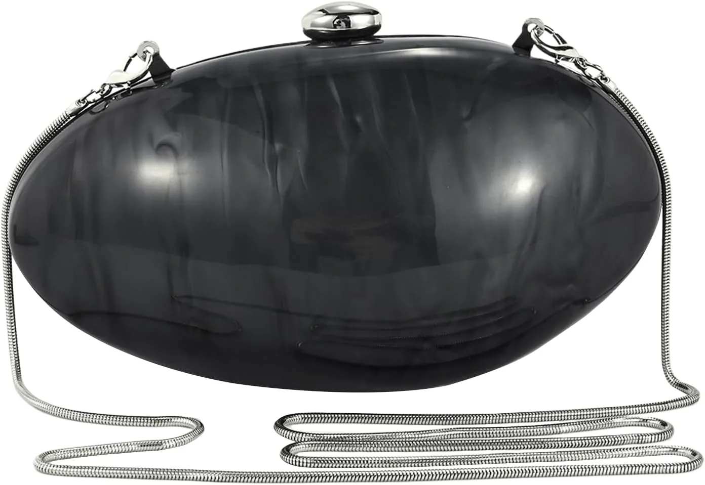 Pearl Clutch Purses For Women,Shell Acrylic Handbags Evening Bag Purse Small Shoulder Crossbody Bags Wedding Designer