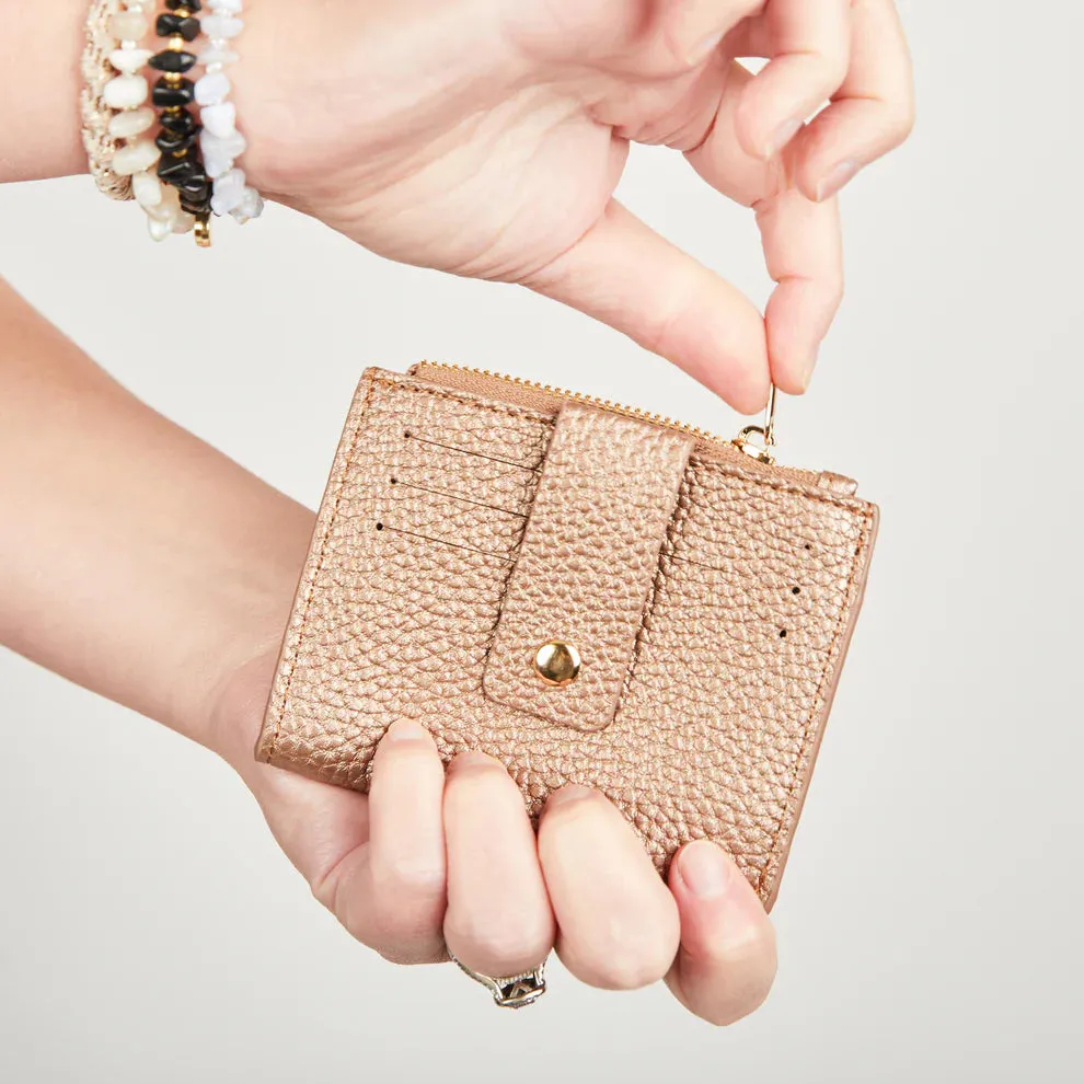 Pearl Duo Purse - Rose Gold