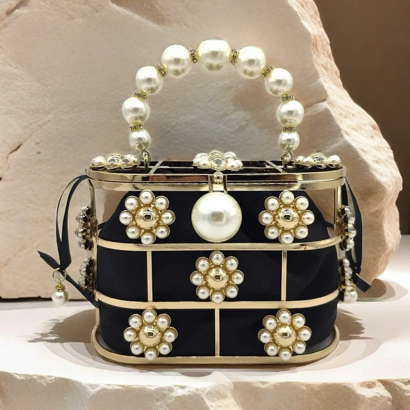 Pearl Flower Handbag