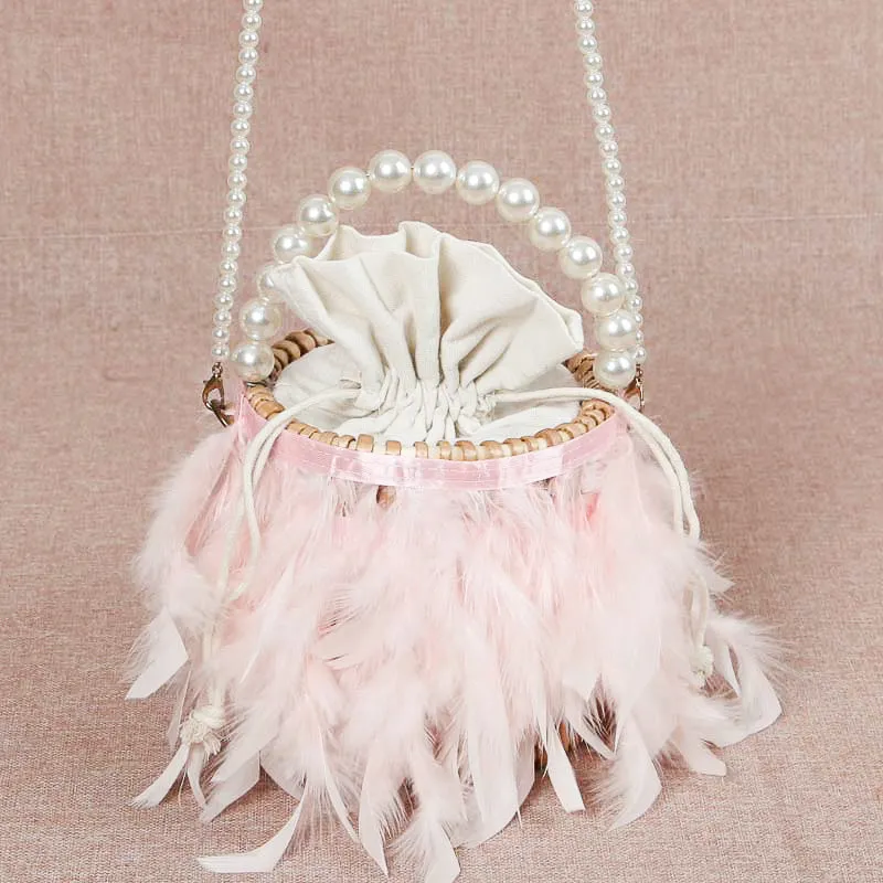 Pearl Fur Purses