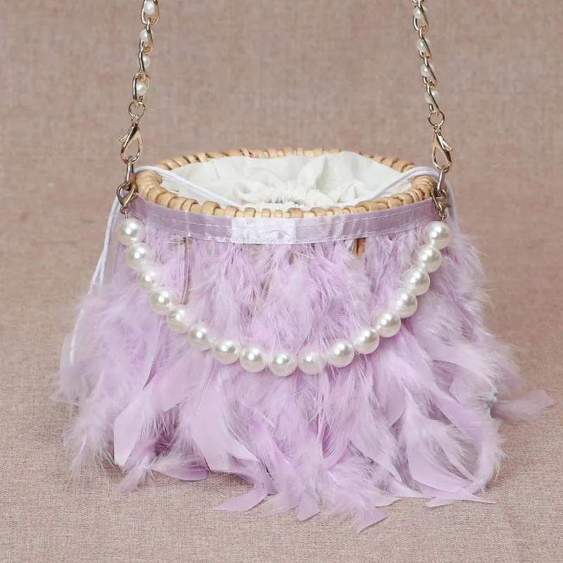 Pearl Fur Purses