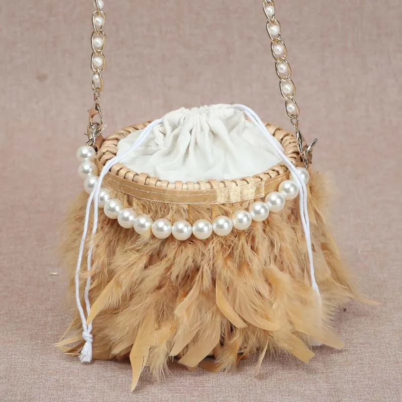 Pearl Fur Purses