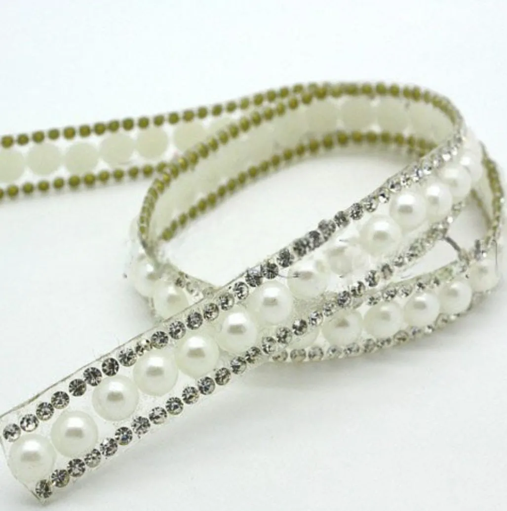 PEARL WHITE STONE HOT FIX - sarahi.NYC