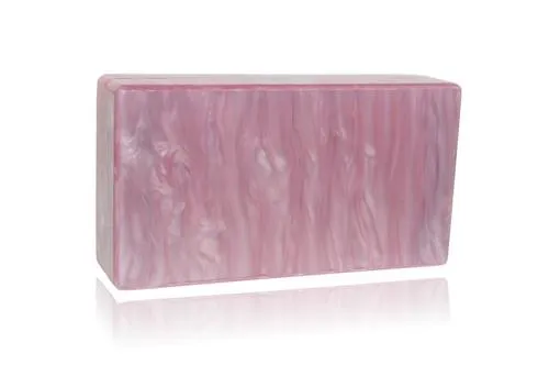 Pink and Green Cactus Acrylic Box Clutch