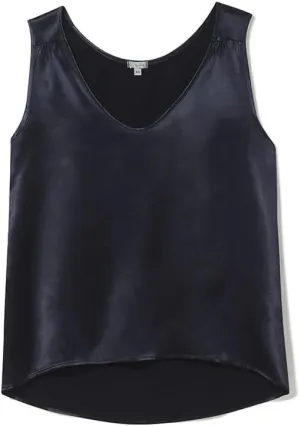 PJ Harlow Women's Jill-V Neck Satin Tank