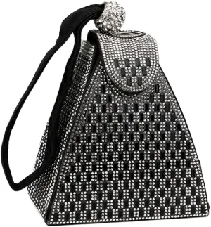 Pocadri Womens Shinny EveningBag Handbag Rhinestone Crystal Purses Elegant Formal Party Banquet Bridal Clutch
