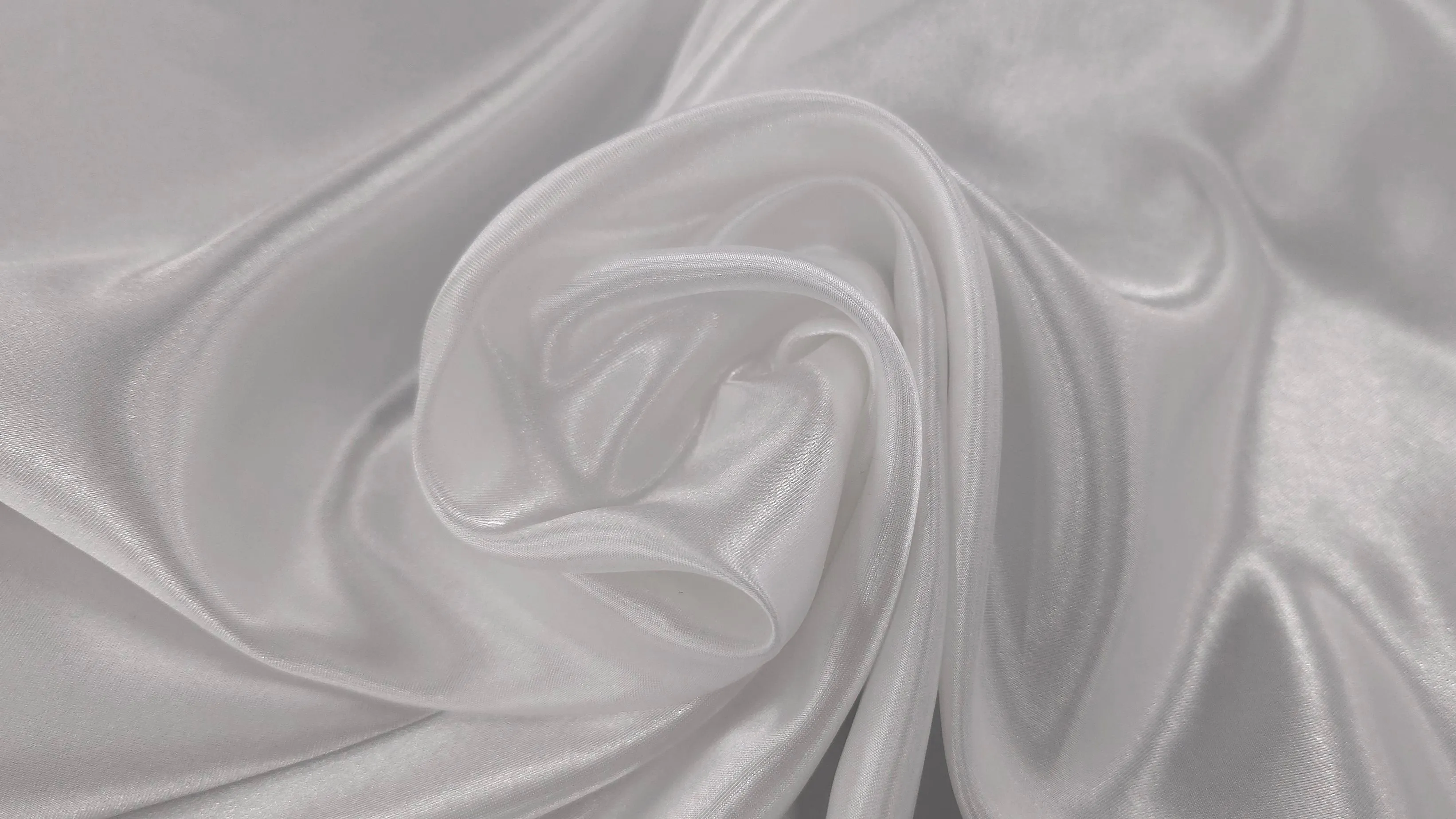 Polyester Satin Off White
