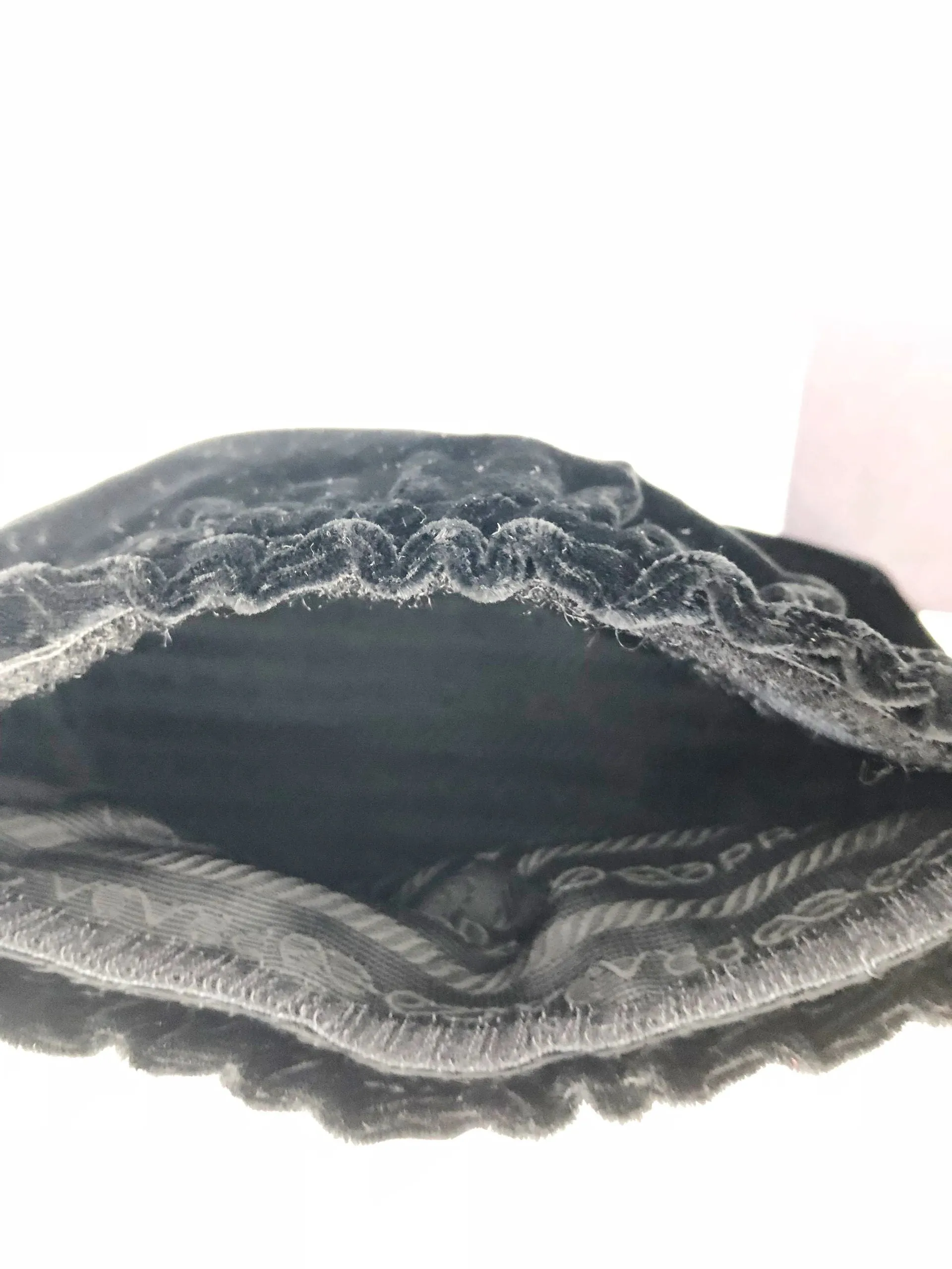 Prada Velvet Clutch