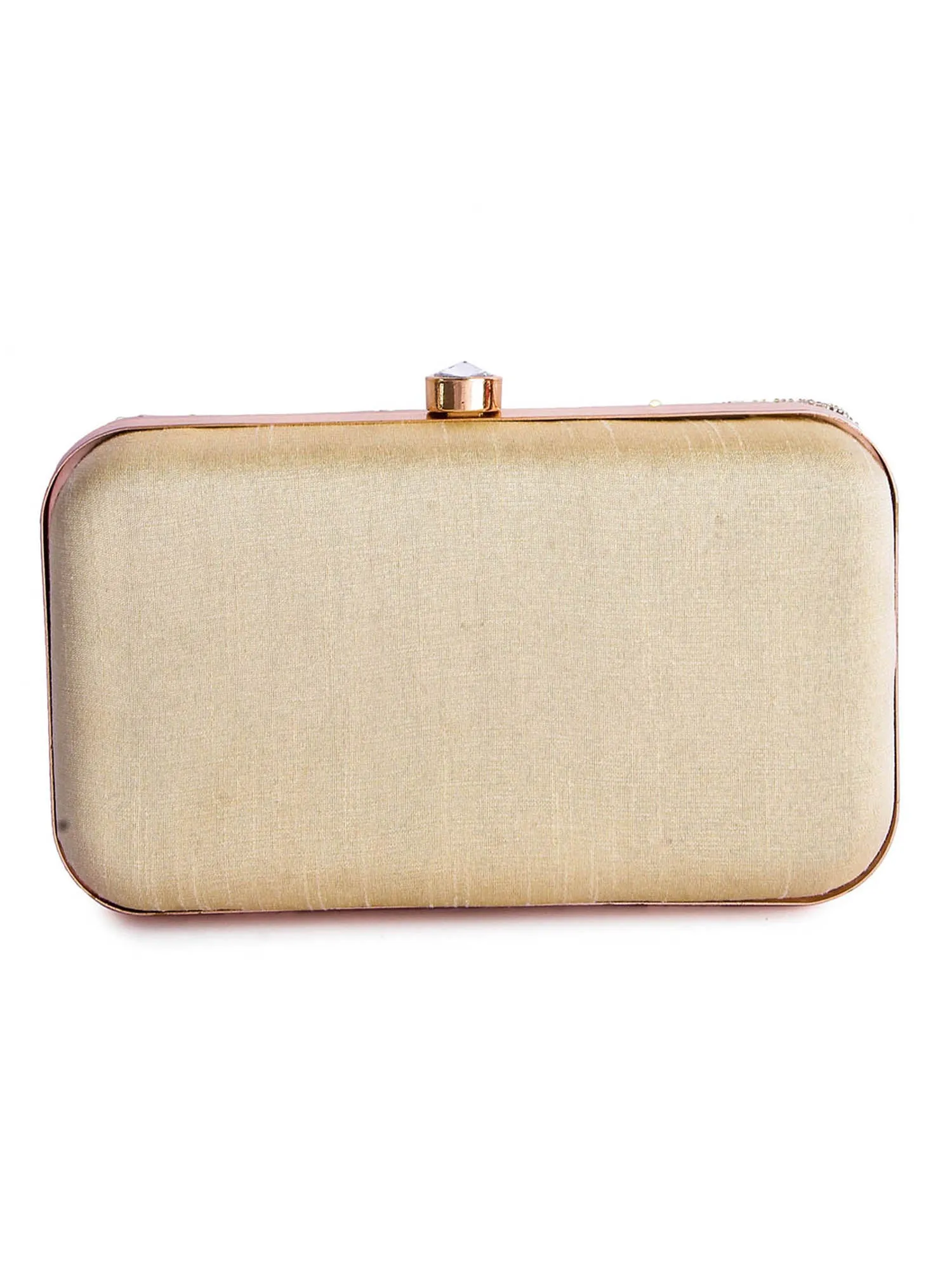 Pragya Jaiswal Pink Radiant Shimmer Clutch (With minor imperfections)