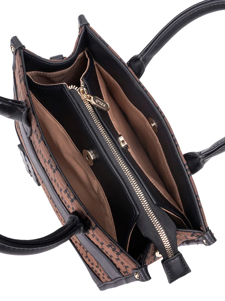 Premier Small Book Tote Bag - Brown