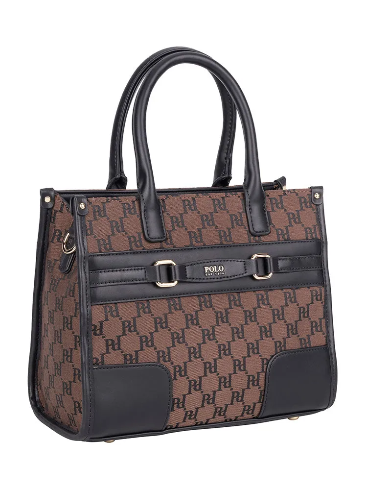 Premier Small Book Tote Bag - Brown