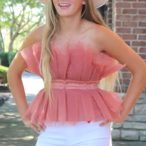 Princess Dreams Tulle Tube Top