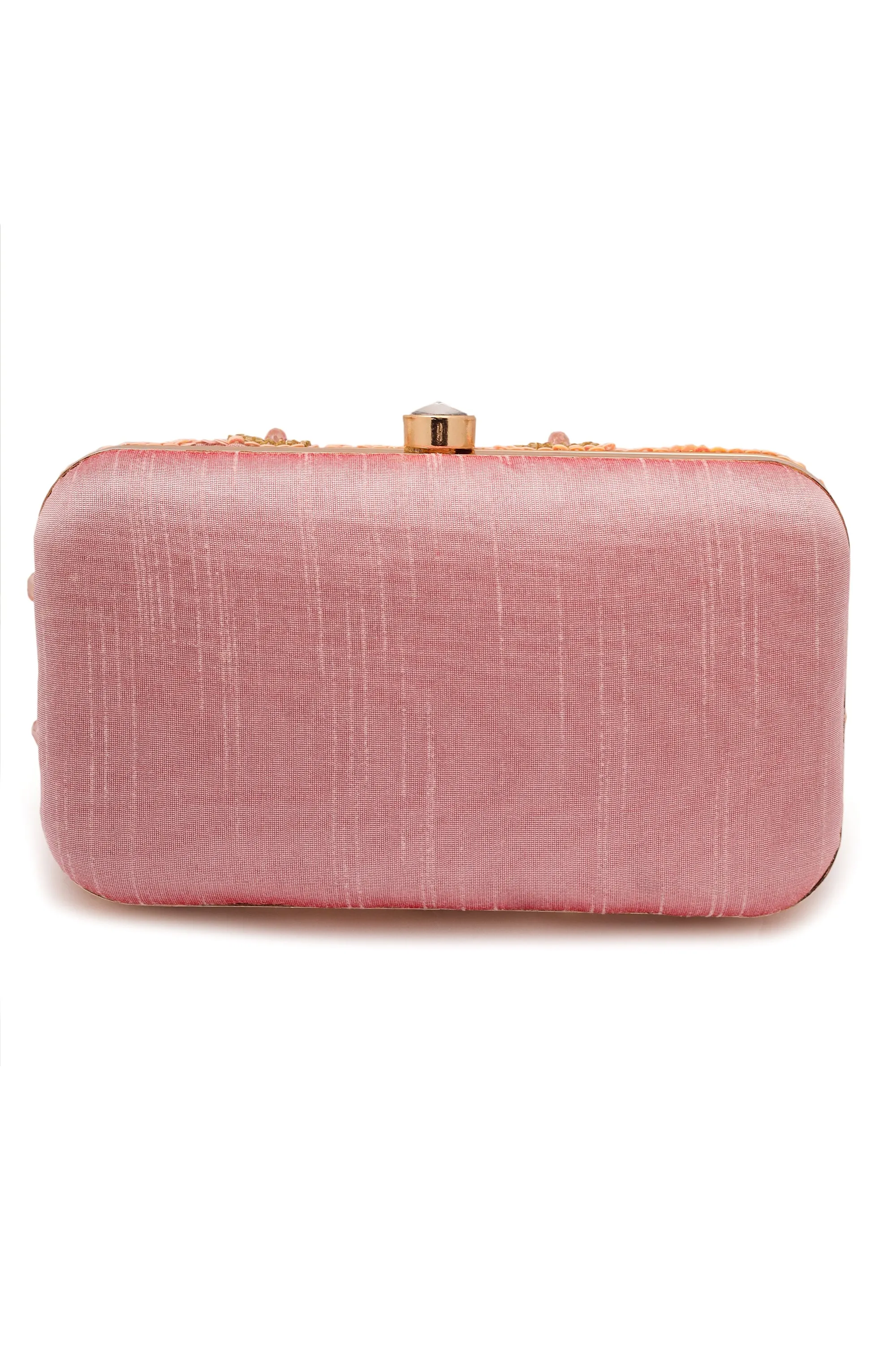 Prism Rainbow Handembroidered Clutch