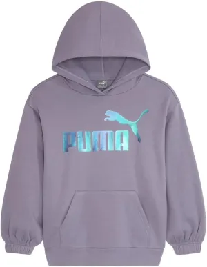 Puma Girls' Oversized Hoodie, Fleece Lined, Logo Graphics