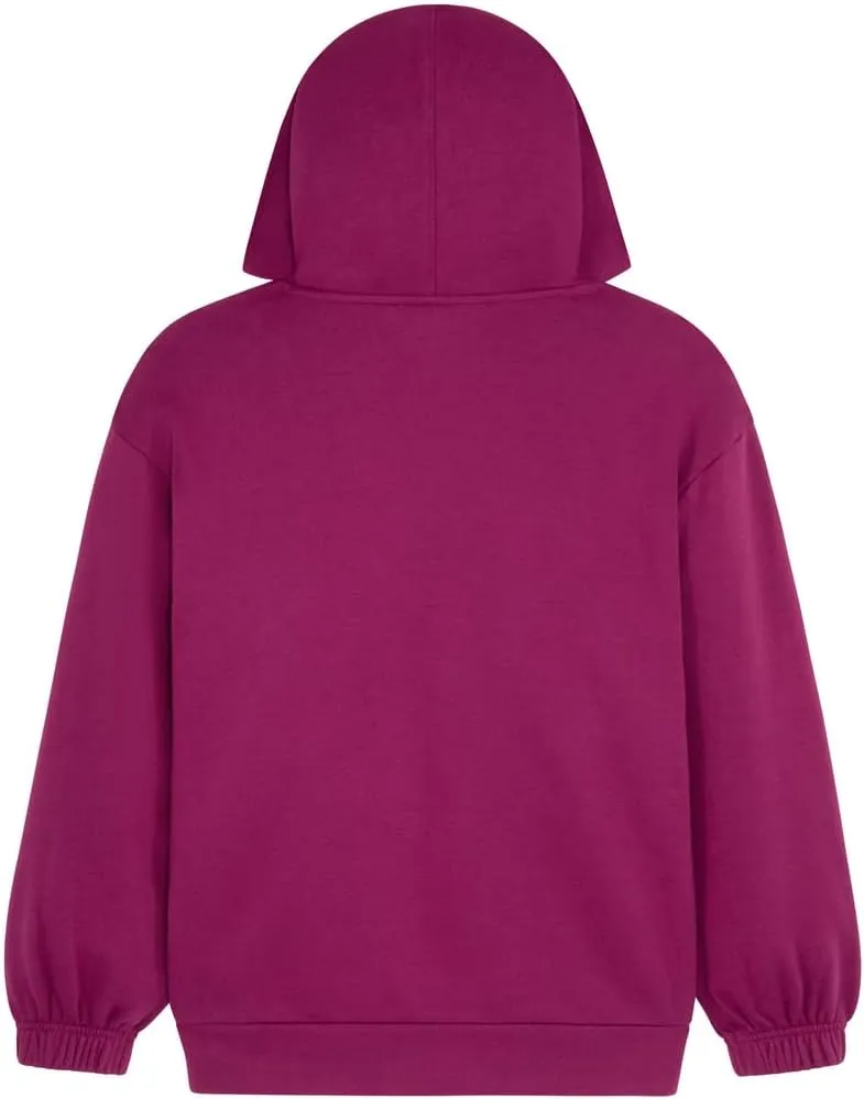 Puma Girls' Oversized Hoodie, Fleece Lined, Logo Graphics