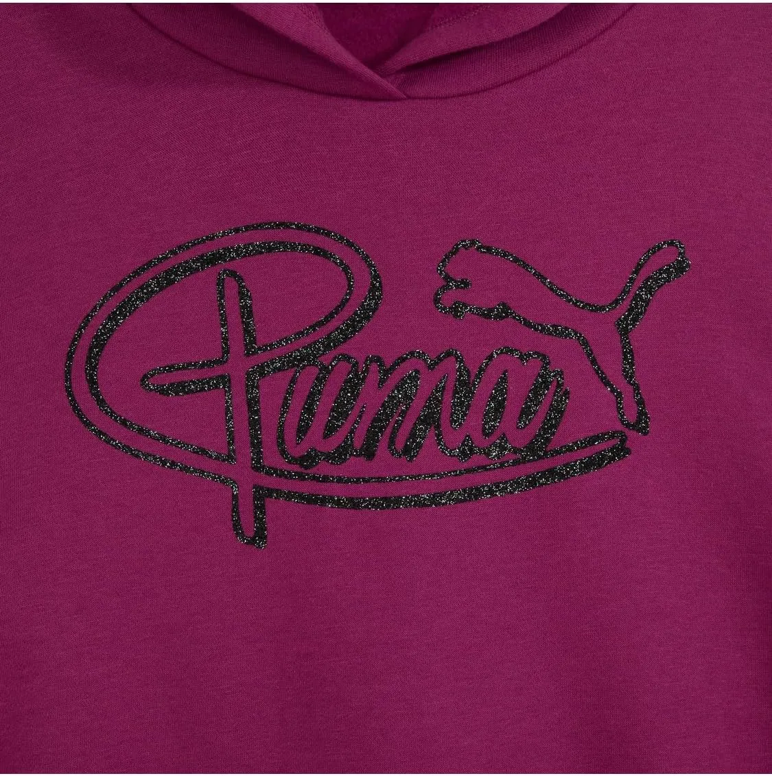 Puma Girls' Oversized Hoodie, Fleece Lined, Logo Graphics