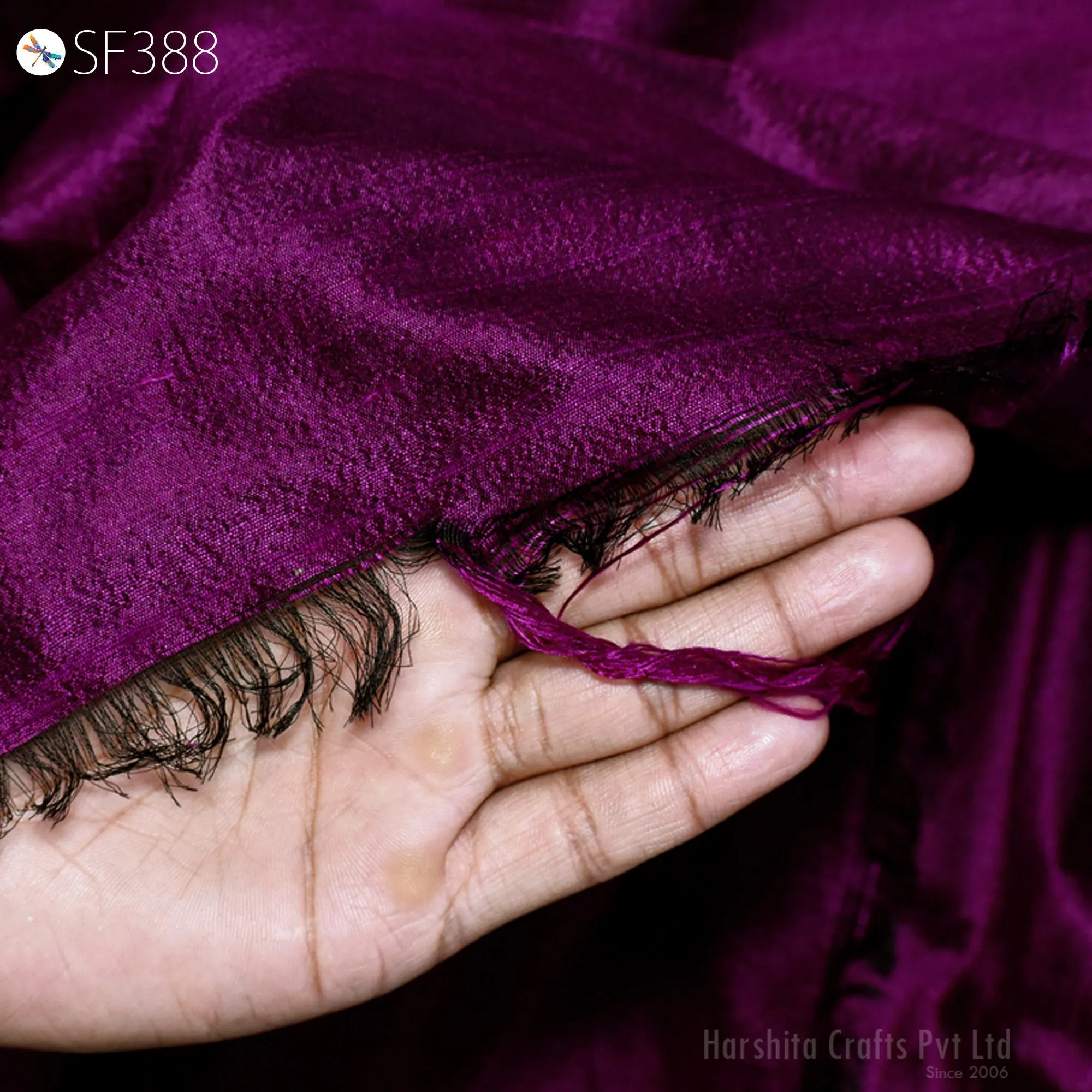 Pure Dupioni Fabric by the Yard Indian Iridescent Plum Black Shantung Raw Silk Dupion Wedding Bridal Dresses Sewing Upholstery Pillowcase