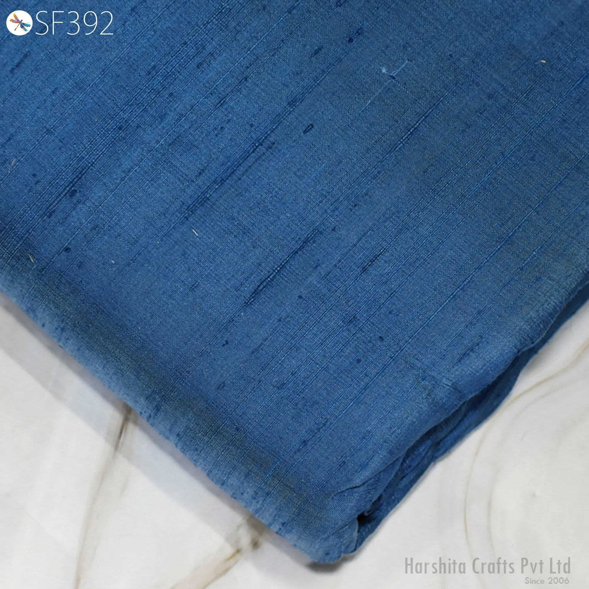 Pure Dupioni Fabric by the Yard Indian Iridescent Teal Blue Shantung Raw Silk Dupion Wedding Bridal Dresses Sewing Upholstery Pillowcase