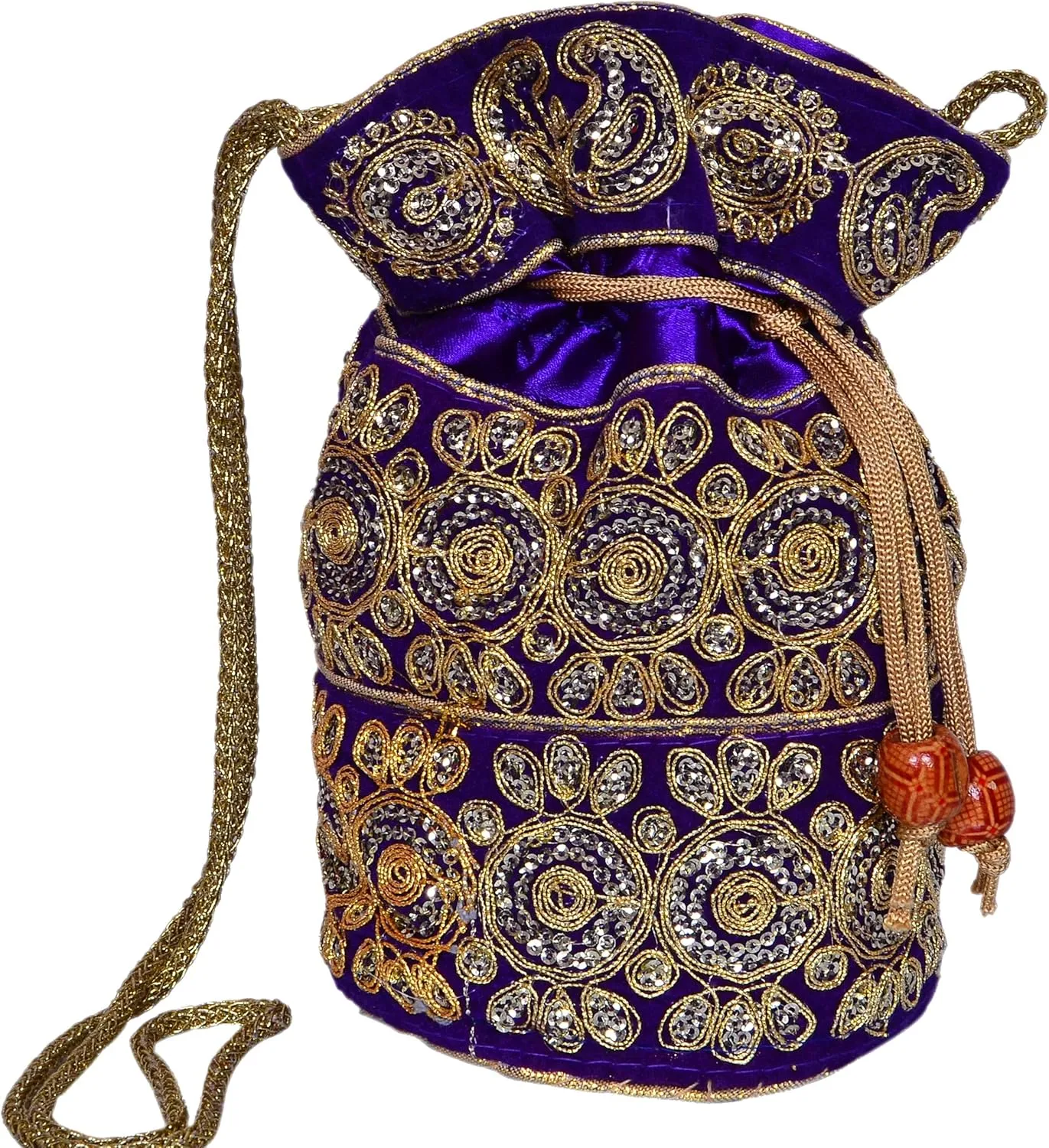 Purpledip Potli Bags Drawstring Purse (Potli01$)