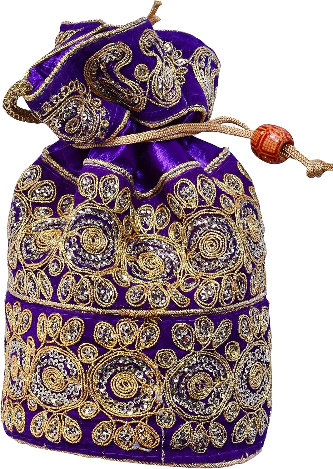 Purpledip Potli Bags Drawstring Purse (Potli01$)