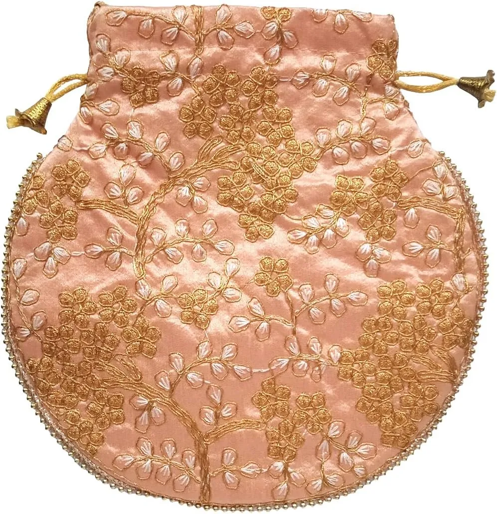 Purpledip Potli Bags Drawstring Purse (Potli01$)