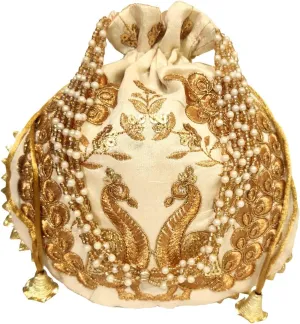 Purpledip Potli Bags Drawstring Purse (Potli01$)