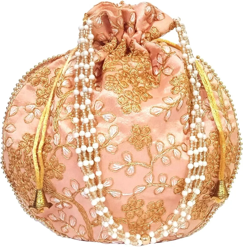 Purpledip Potli Bags Drawstring Purse (Potli01$)