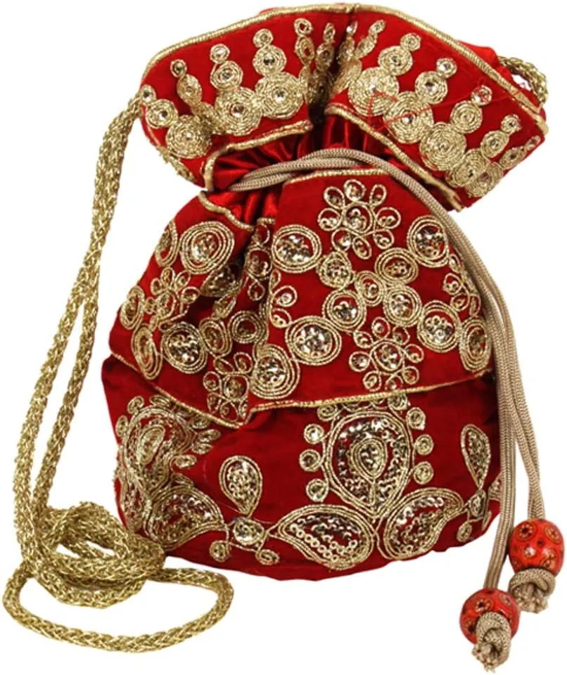 Purpledip Potli Bags Drawstring Purse (Potli01$)
