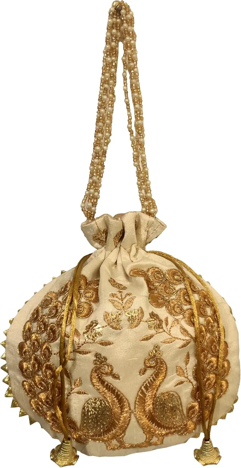 Purpledip Potli Bags Drawstring Purse (Potli01$)