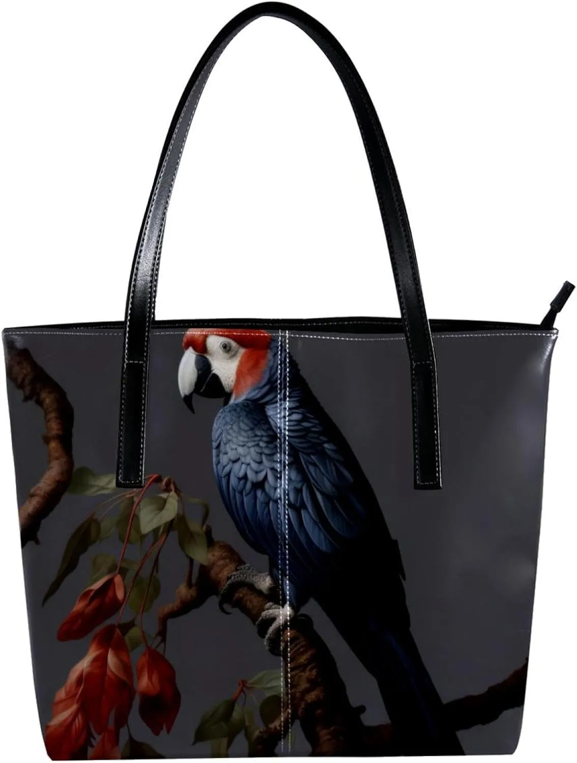 Purses for Women,Tote Bag Aesthetic,Women's Tote Handbags,Parrot Animal Bird Pattern