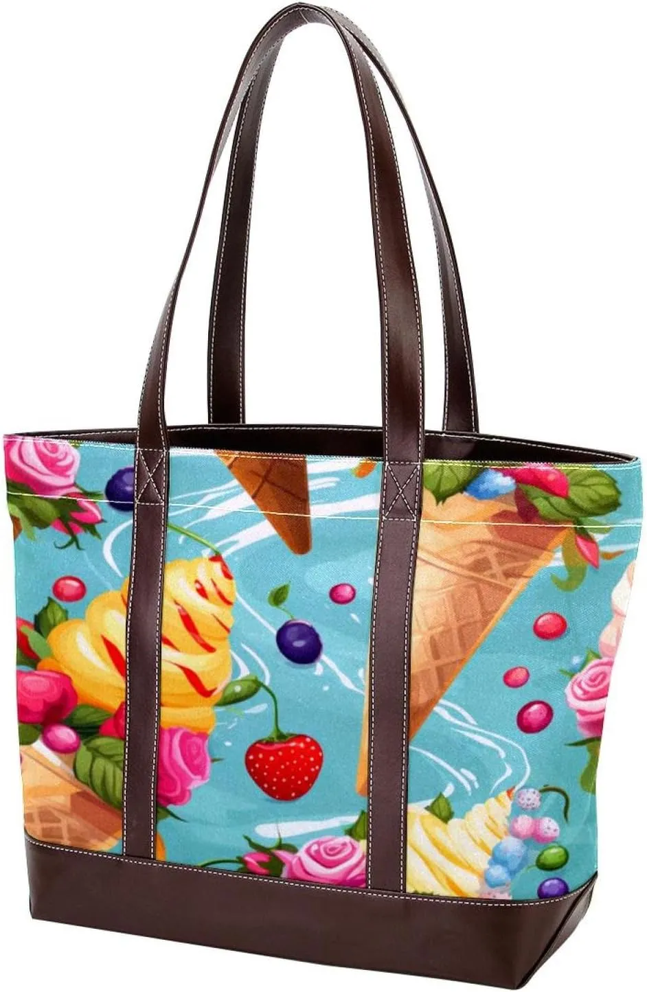 Purses for Women,Tote Bag for Women,Handbags for Women,Celebrate Holiday Ice Cream