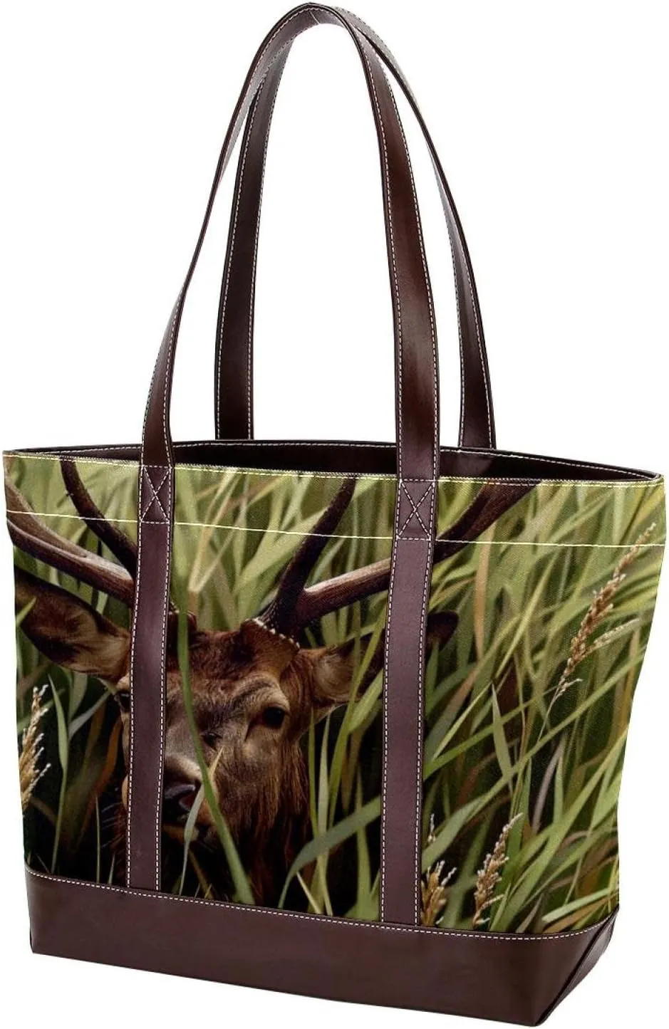 Purses for Women,Tote Bag for Women,Handbags for Women,Wild Deer African Grasslands