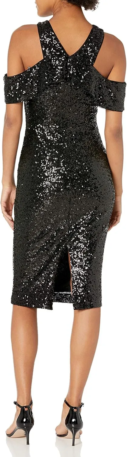 RACHEL Rachel Roy Women's Allover Sequin Jolie Midi Dress
