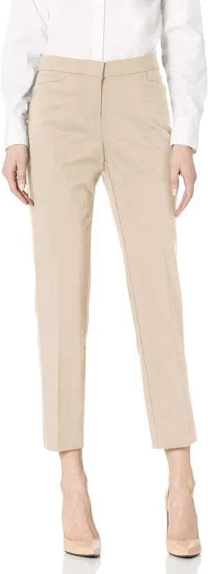 Rafaella Women's Lightweight Satin Twill Ankle Dress Pants (Sizes 4-16)