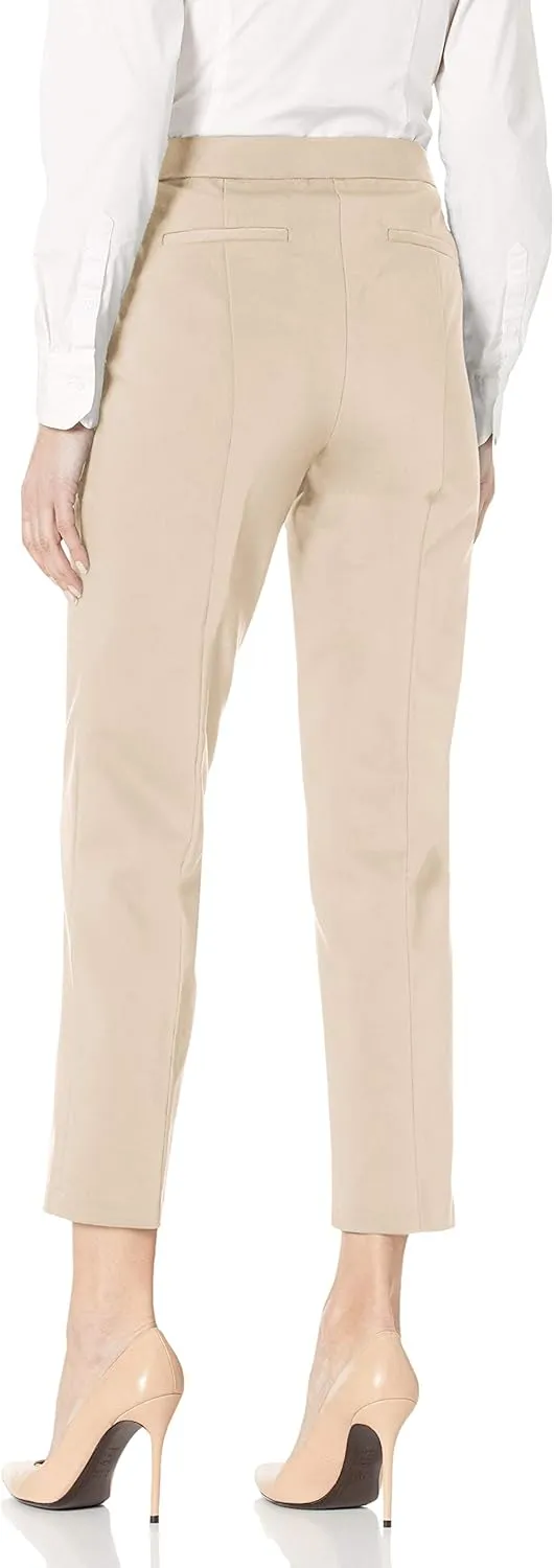 Rafaella Women's Lightweight Satin Twill Ankle Dress Pants (Sizes 4-16)