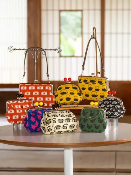 Retro Pattern HANPU GAMAGUCHI Purse