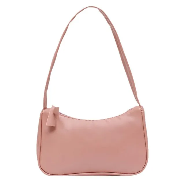 Retro Shoulder Bag Vintage Handbag Hobos Bag for Women PU Leather Female Baguette Bag Subaxillary Mini Bolsa Bolsa Feminina2020